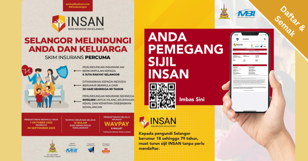 INSAN 2023: Daftar & Semak Skim Insurans Hayat Selangor Sekarang!