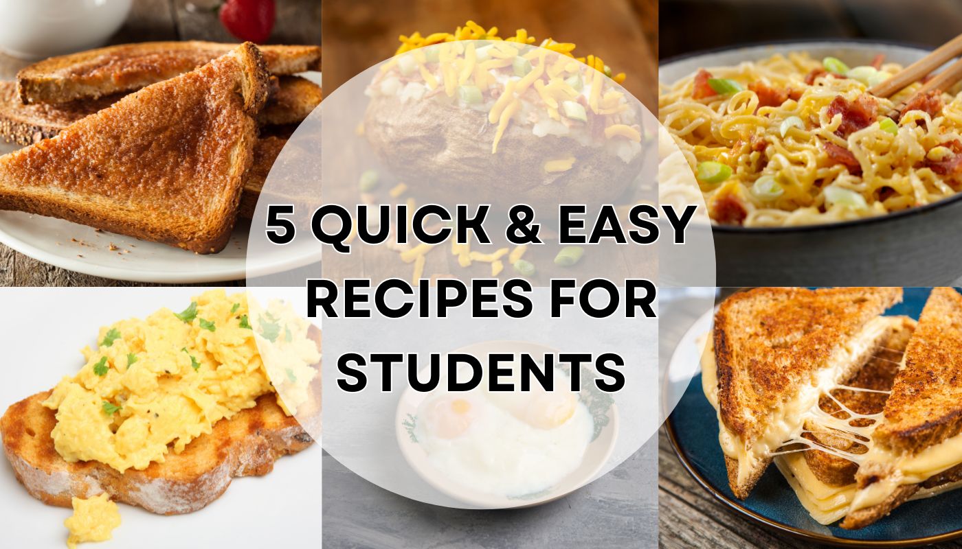 5 Easy Meals for Students on a Budget! : Cheap and quick!