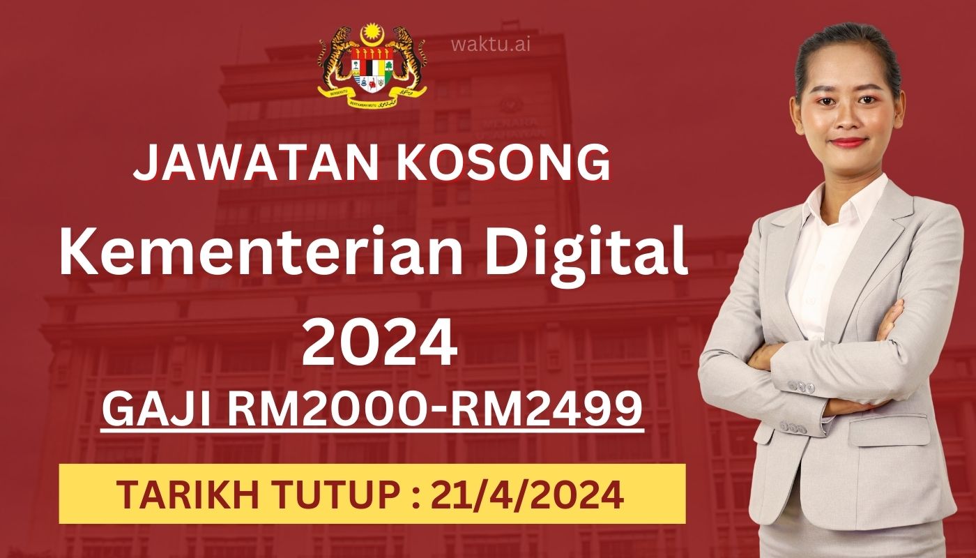 jawatan kosong kementerian digital 2024