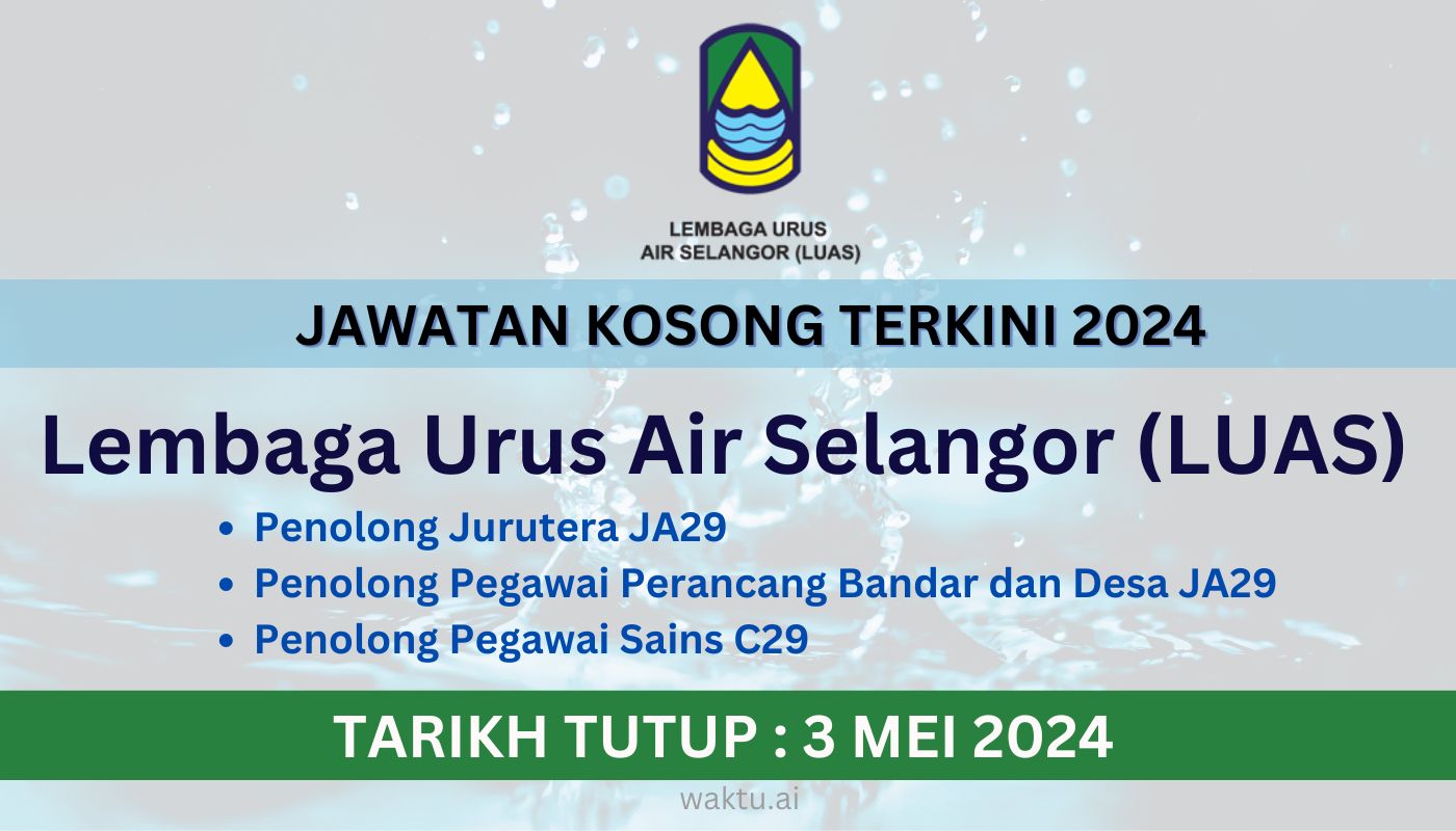 Jawatan Kosong Lembaga Urus Air Selangor 2024