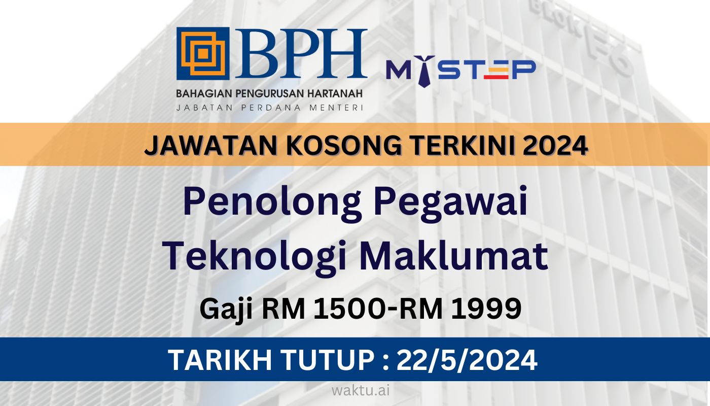 Jawatan Kosong MYSTEP Penolong Pegawai Teknologi Maklumat