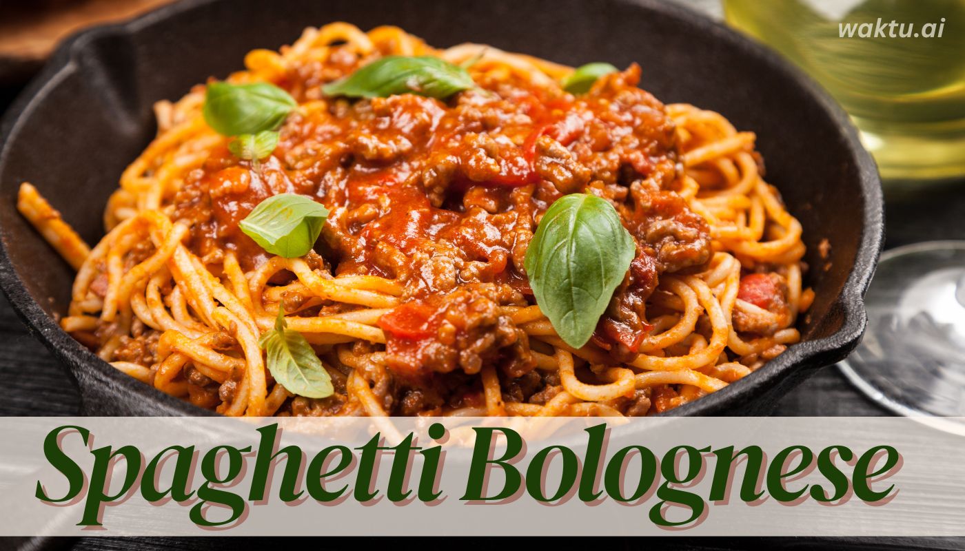 Resepi Spaghetti Bolognese