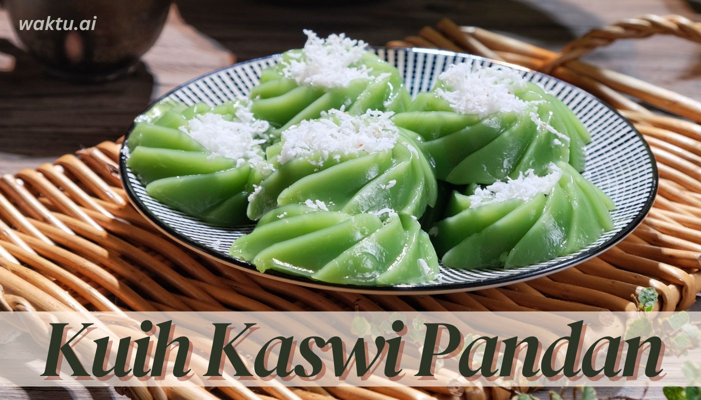 Resepi Kuih Kaswi Pandan