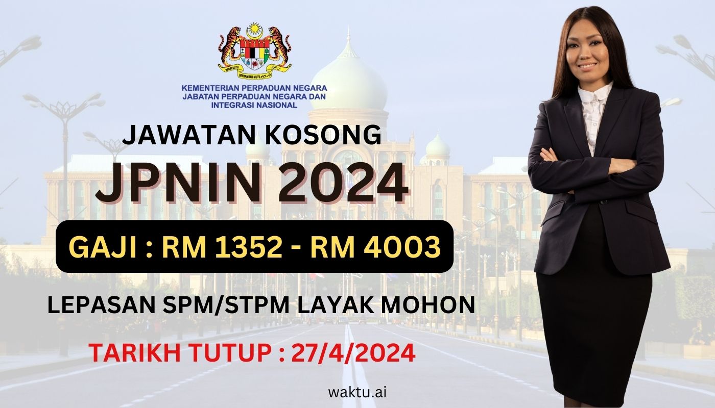 jawatan kosong jpnin 2024