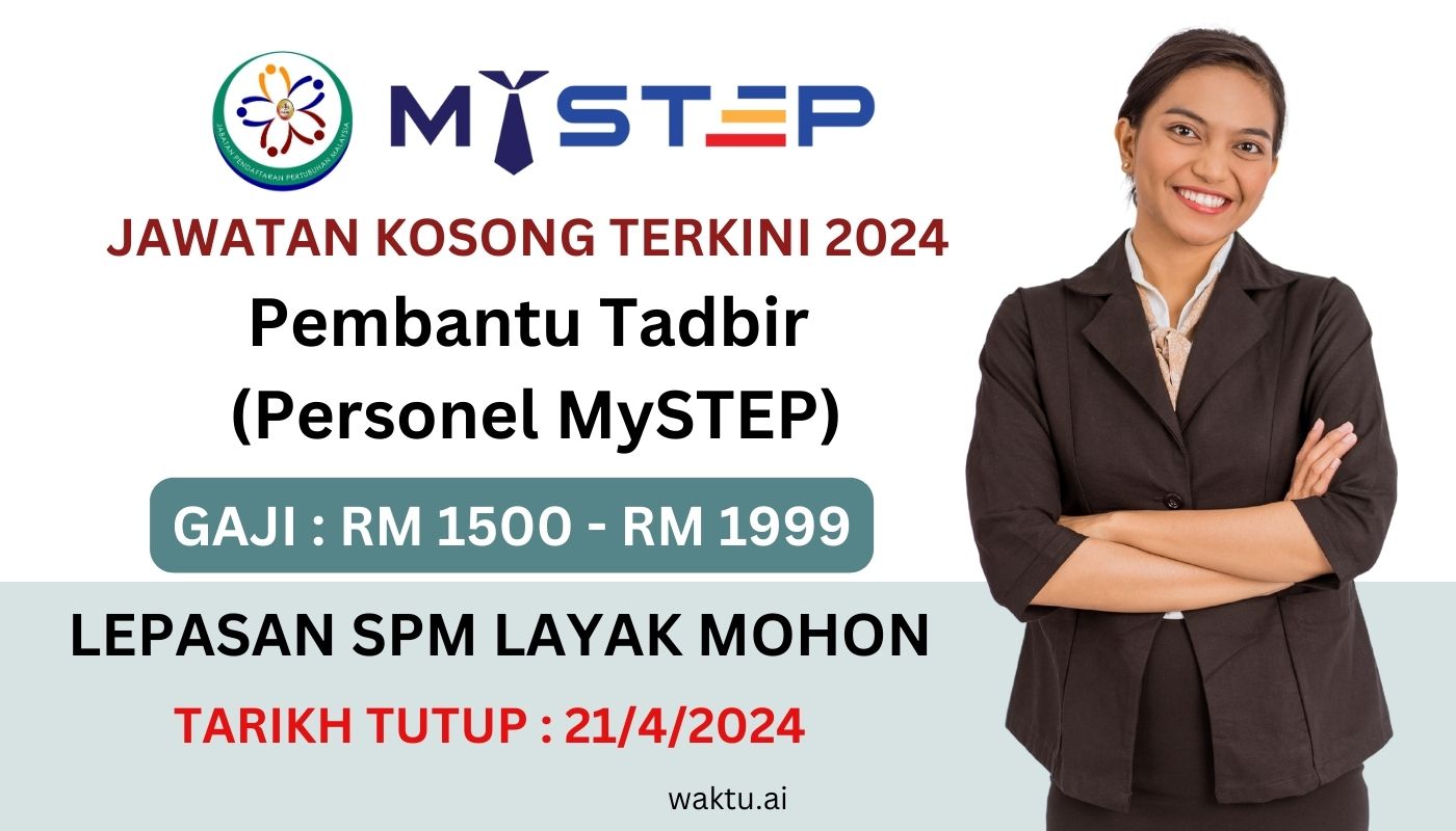 jawatan kosong pembantu tadbir mystep