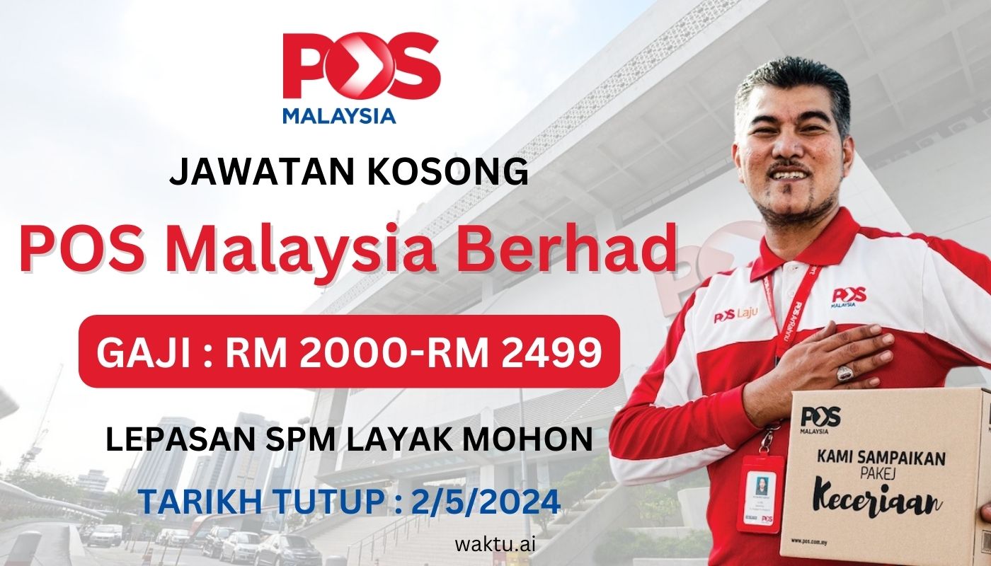 jawatan kosong pos malaysia berhad