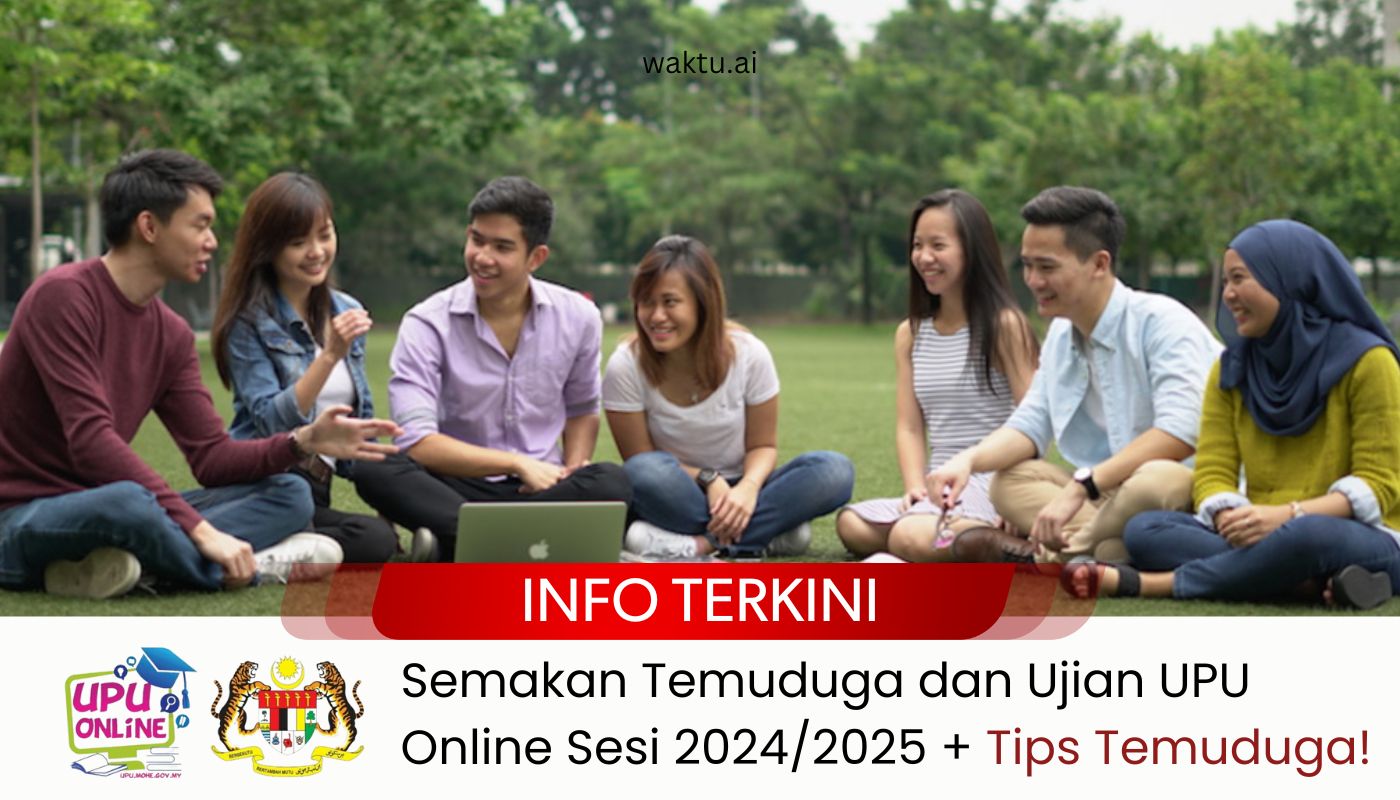 Semakan Temuduga dan Ujian UPU Online