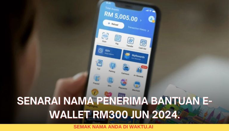 Senarai Nama Penerima Bantuan E Wallet Rm Bulan Jun Semak Nama Disini