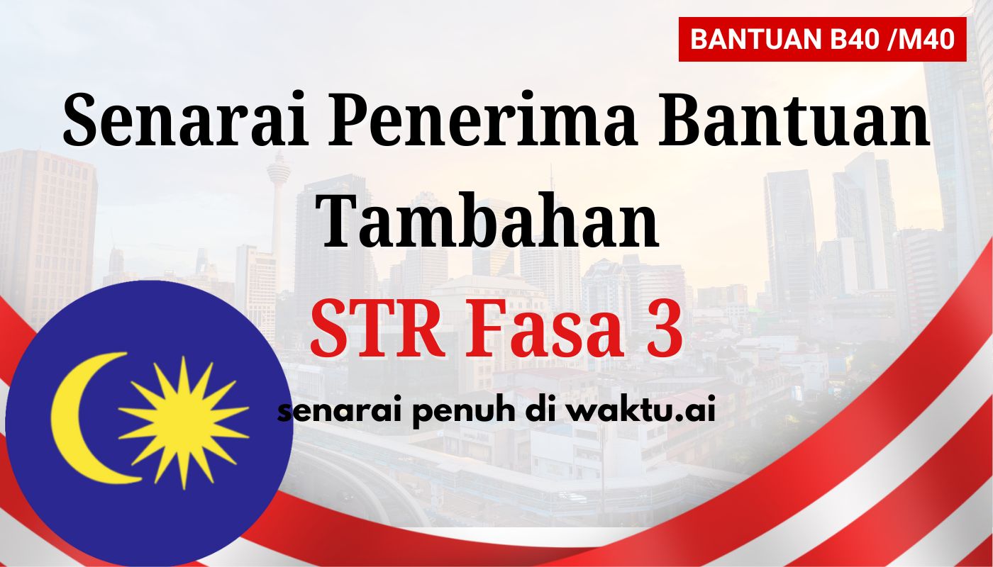 Bantuan Tambahan STR Fasa 3