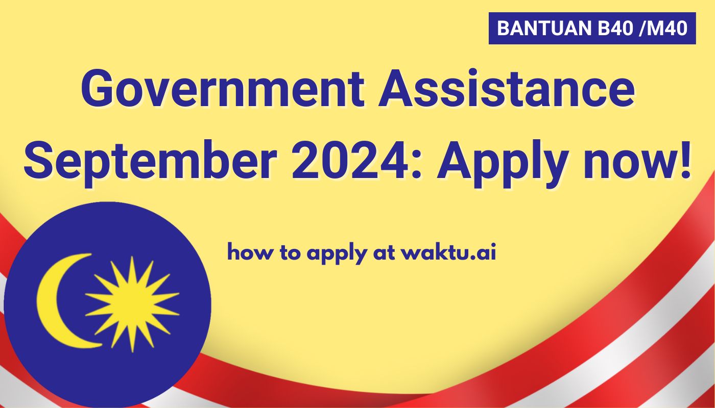 Government Assistance September 2024: Apply now!