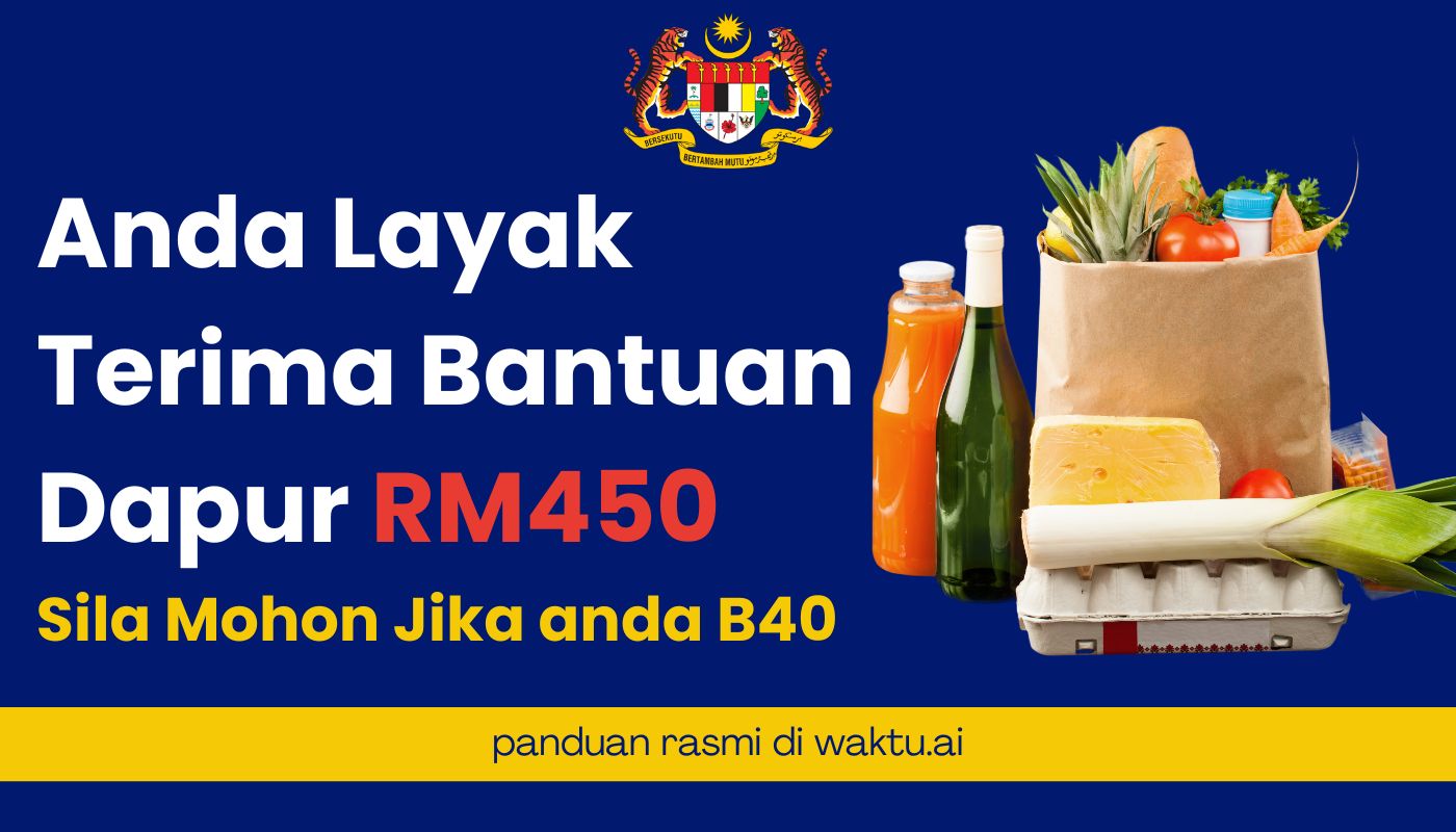 Bantuan Barang Dapur RM450