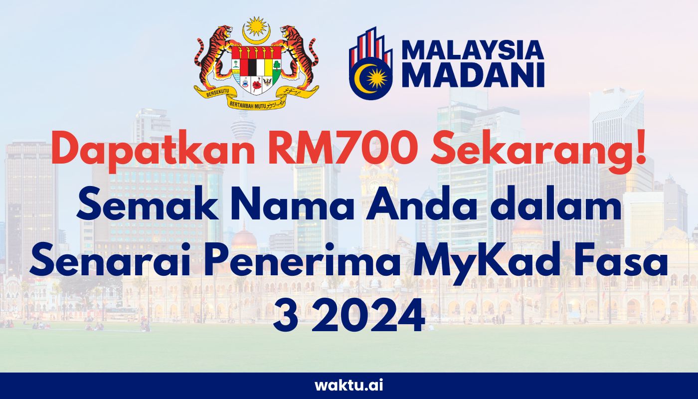 Bantuan RM700 MyKad