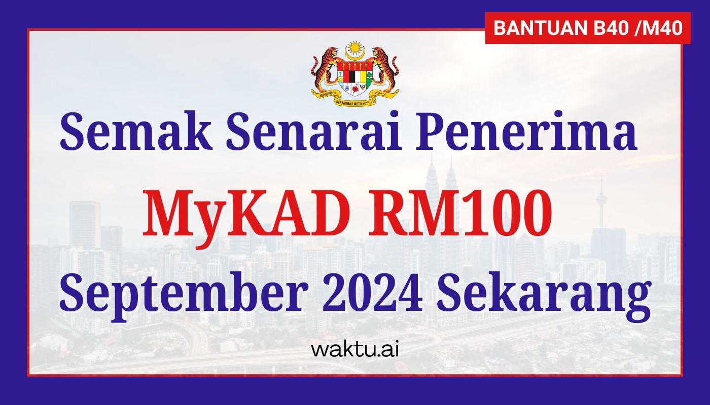 MyKAD RM100 September