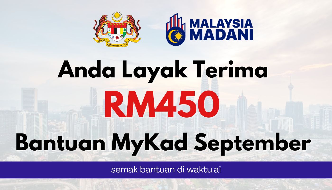 RM450 Bantuan MyKad September