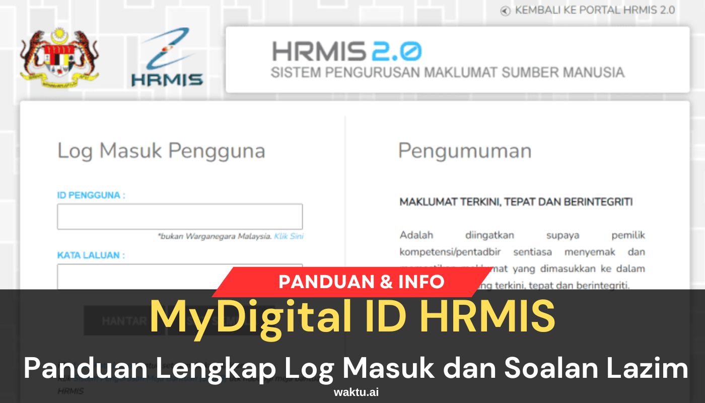 MyDigital ID HRMIS