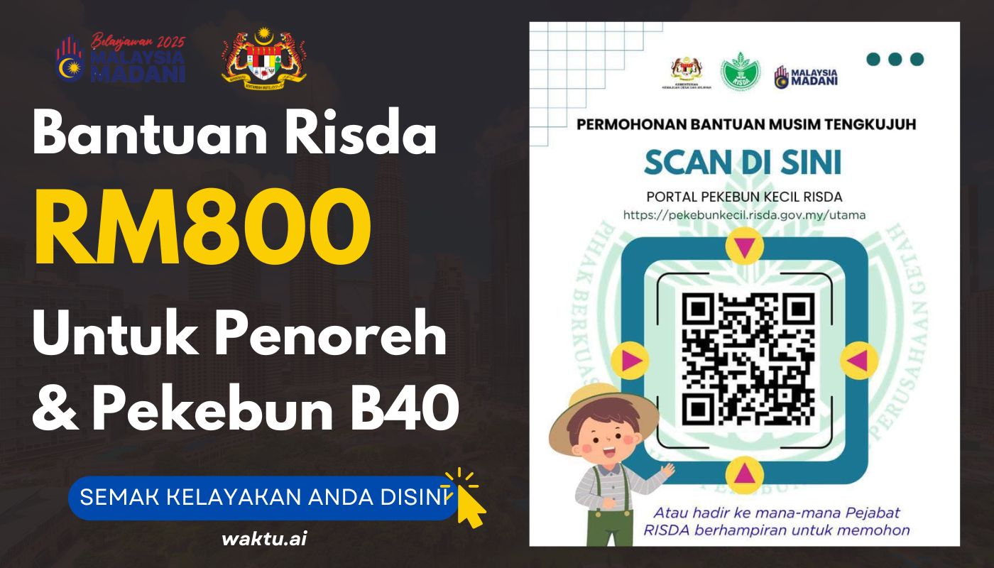 Bantuan Risda RM800